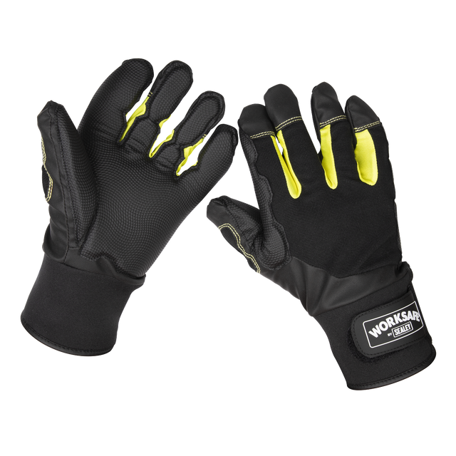 Sealey 9142L Worksafe® Anti-Vibration Gloves, Large - Pair