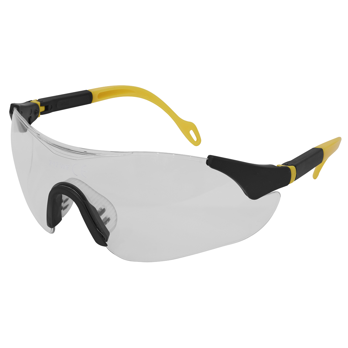 Sealey 9208 Worksafe® Sports Style Clear Safety Glasses with Adjustable Arms - additional view 2