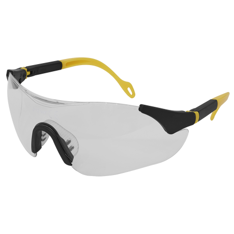Sealey 9208 Worksafe® Sports Style Clear Safety Glasses with Adjustable Arms - additional view 2