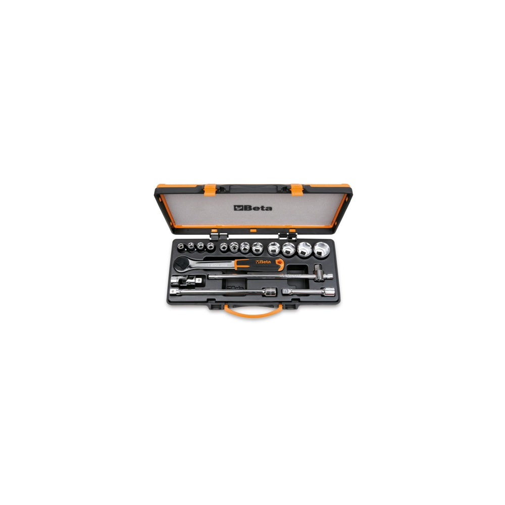 Beta 1/2In Drive Socket Set With 12 Sockets And 5 Accessories - 920/25 - 920A/C12