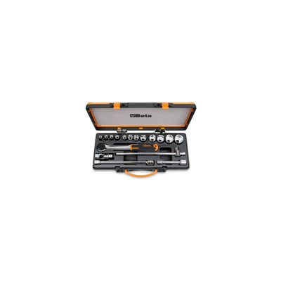 Beta 1/2In Drive Socket Set With 12 Sockets And 5 Accessories - 920/25 - 920A/C12