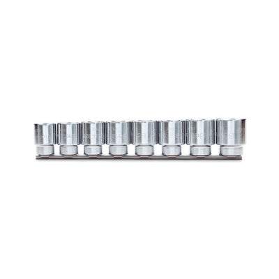 Beta 8-Piece 1/2In Hexagon Hand Socket Set On Support 24-32 Mm - 920A - 920A/SB8
