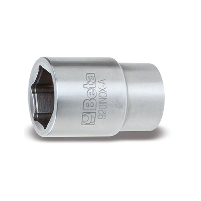 Betainox 8 Mm Stainless Steel Hexagon Hand Socket 1/2 Inch Female Drive - 920INOX-A - 920INOX-A 8