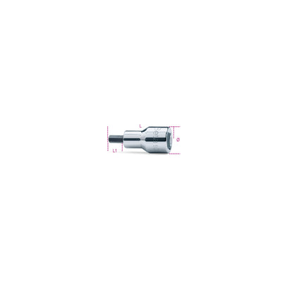 Beta 1/2In Hex Socket Driver 1/8In - 920PE/AS - 920PE-AS 1/8