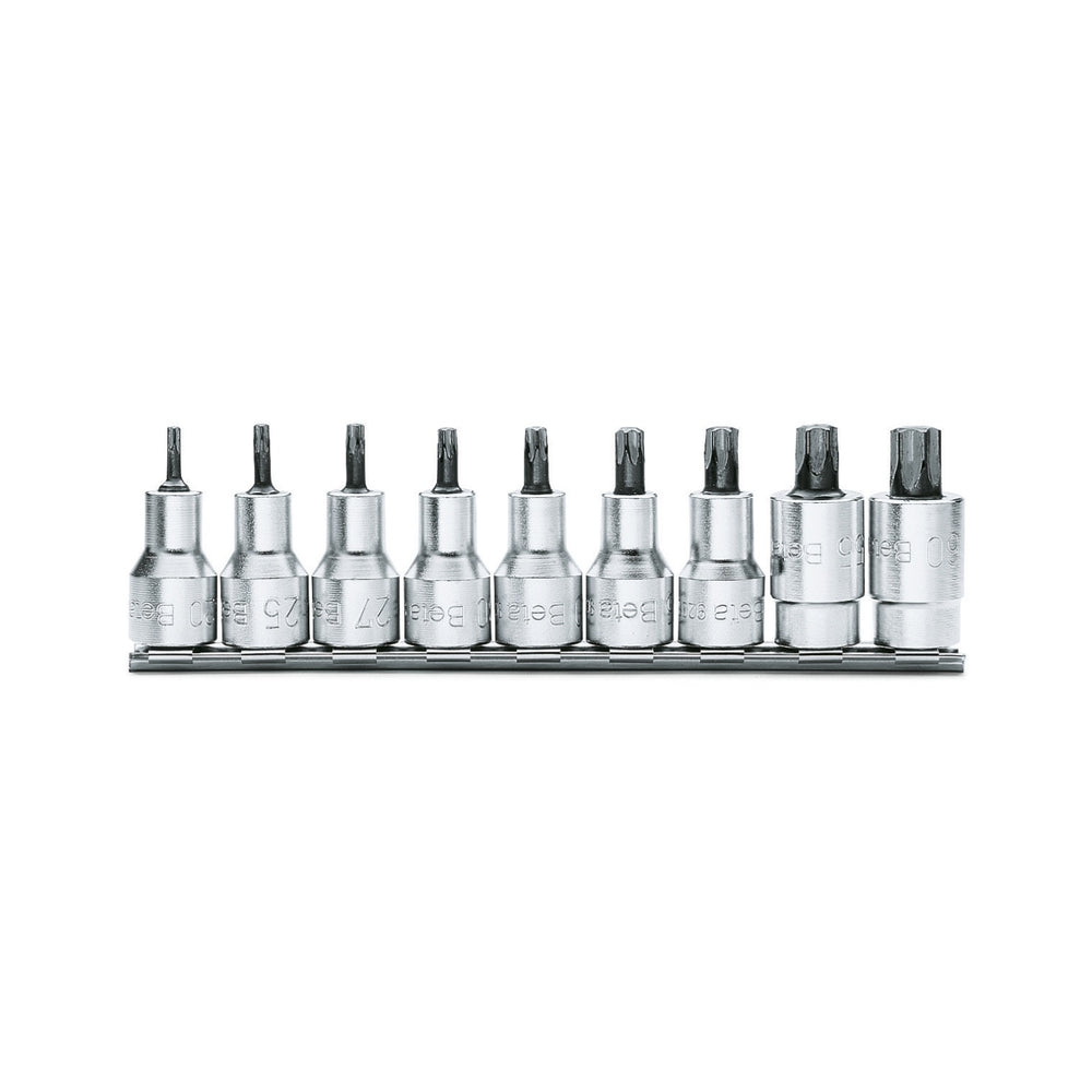 Beta set of 9 socket drivers for Torx® head screws (item 920TX) on support - 920TX/SB9