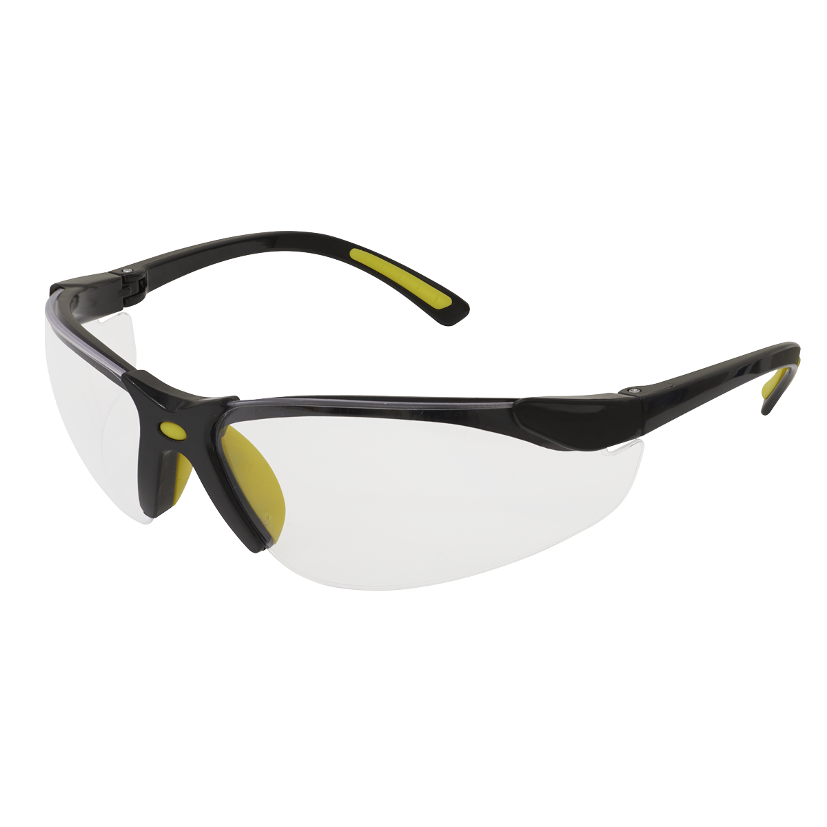 Sealey 9213 Worksafe® Zante Style Clear Safety Glasses with Flexi Arms - additional view 2
