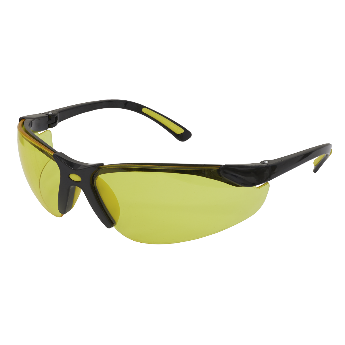 Sealey 9215 Worksafe® Zante Style Amber Lens Safety Glasses with Flexi Arms - additional view 2