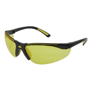Sealey 9215 Worksafe® Zante Style Amber Lens Safety Glasses with Flexi Arms - additional view 2