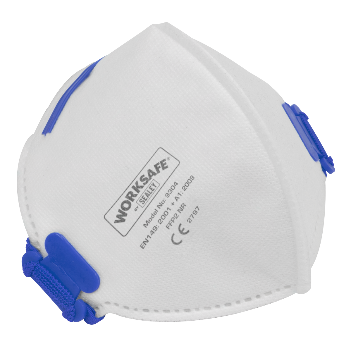 Sealey 9304/10 Worksafe® Fold Flat Mask FFP2 - Pack of 10
