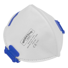 Sealey 9304/10 Worksafe® Fold Flat Mask FFP2 - Pack of 10