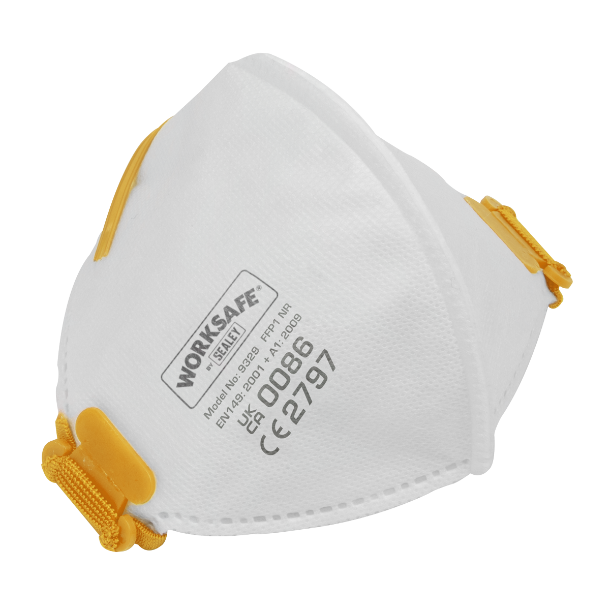Sealey 9329/10 Worksafe® Fold Flat Mask FFP1 - Pack of 10