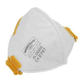 Sealey 9329/10 Worksafe® Fold Flat Mask FFP1 - Pack of 10