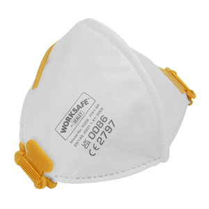 Sealey 9329/10 Worksafe® Fold Flat Mask FFP1 - Pack of 10