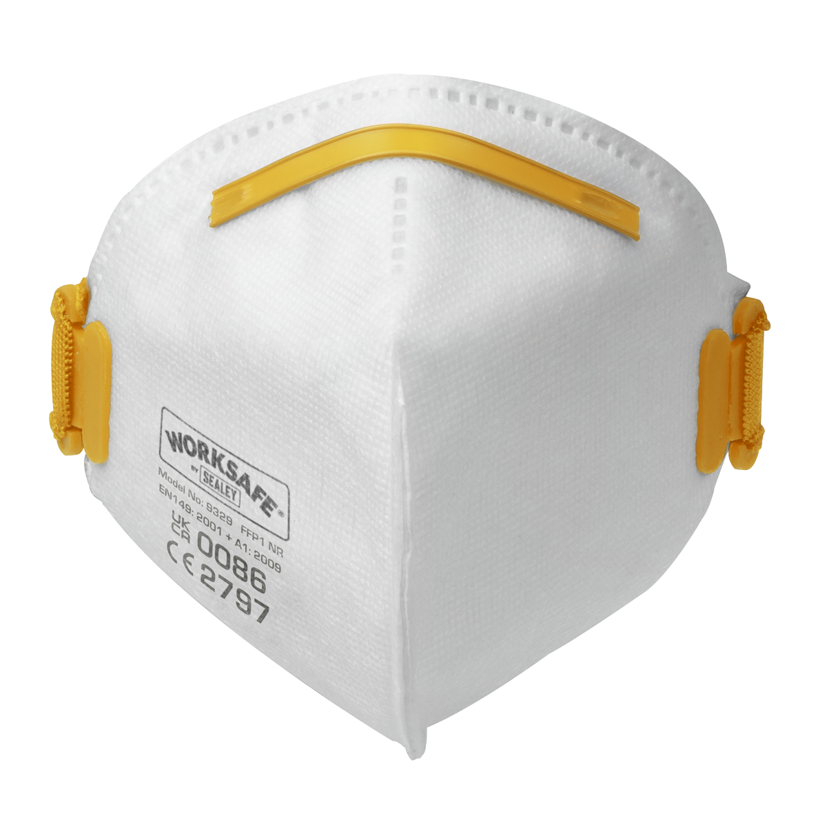 Sealey 9329/10 Worksafe® Fold Flat Mask FFP1 - Pack of 10 - additional view 2