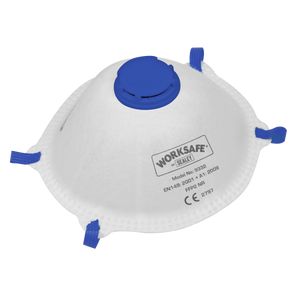 Sealey 9332/10 Worksafe® Valved Cup Mask FFP2 - Pack of 10