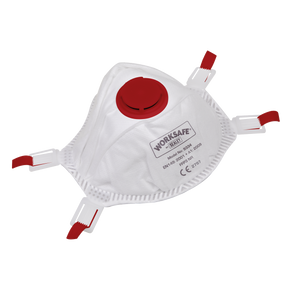 Sealey 9334/10 Worksafe® FFP3 Valved Cup Mask - Pack of 10