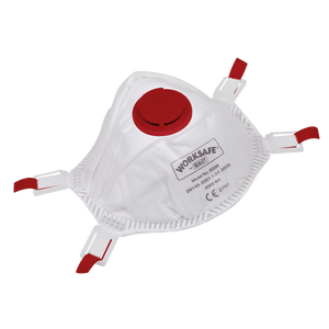 Sealey 9334/10 Worksafe® FFP3 Valved Cup Mask - Pack of 10