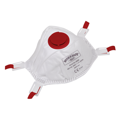 Sealey 9334/10 Worksafe® FFP3 Valved Cup Mask - Pack of 10
