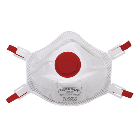 Sealey 9334/10 Worksafe® FFP3 Valved Cup Mask - Pack of 10 - additional view 2
