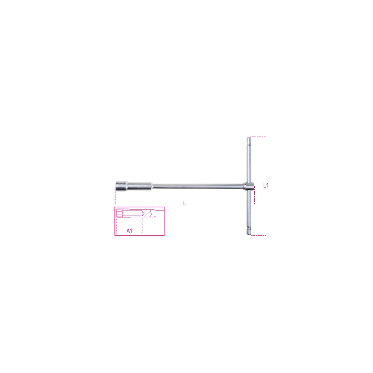 Beta Deep T-Handle Socket Wrench - 949 8