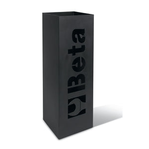 Betacollection Umbrella Stand Black Galvanized And Painted With Drip Tray - 9520P