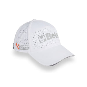 Betacollection Baseball Cap With Curved Visor White One Size - 9525WB