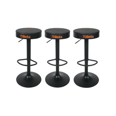 Beta Collection Set Of 3 Vertically Adjustable Stools - 9566S/3