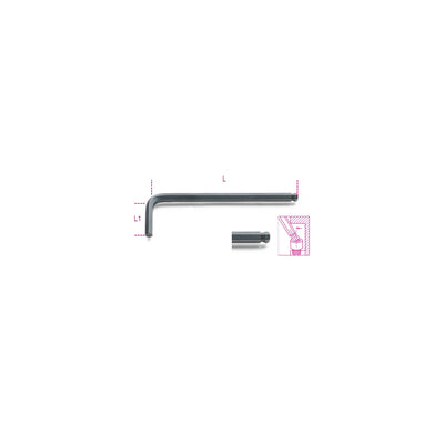 Beta Ball Head Offset Hexagon Key Wrench 1.5 Mm - 96BP - 96BP 1,5