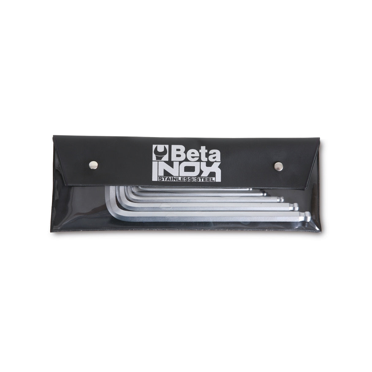 Betainox 6-Piece Stainless Steel Ball End Offset Hex Key Set In Wallet - 96BPINOX - 96BPINOX/B6