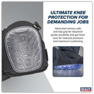 Sealey 9711 Worksafe® Hard Shell Gel Knee Pads - Pair - additional view 10