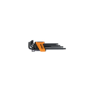 Beta Set of 8 offset key wrenches with a ball head for Torx® head screws Tamper Resistant Torx®. - 97BRTXL/SC8