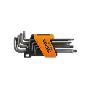 Beta Set of 8 ball head offset key wrenches, for Torx® head screws - 97BTX/SC8