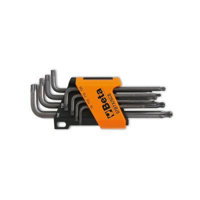 Beta Set of 8 ball head offset key wrenches, for Torx® head screws - 97BTX/SC8