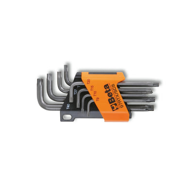 Beta 8-Piece Offset Key Wrench Set For Tamper Resistant Torx Head Screws With Support - 97RTX - 97RTX/SC8