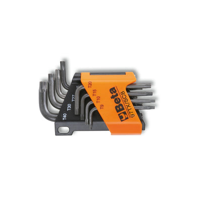 Beta 8-Piece Offset Torx Key Wrench Set With Support - 97TX - 97TX/SC8