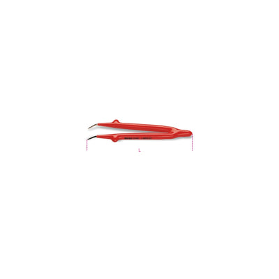 Beta Bent Knurled Point Spring Tweezers 147 Mm - 993MQ
