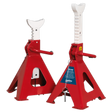 Sealey AAS5000 Auto Rise Ratchet Axle Stands (Pair) 5 Tonne Capacity per Stand