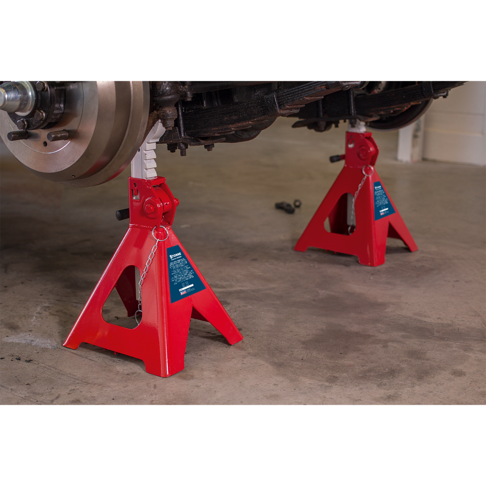 Sealey AAS5000 Auto Rise Ratchet Axle Stands (Pair) 5 Tonne Capacity per Stand - additional view 9