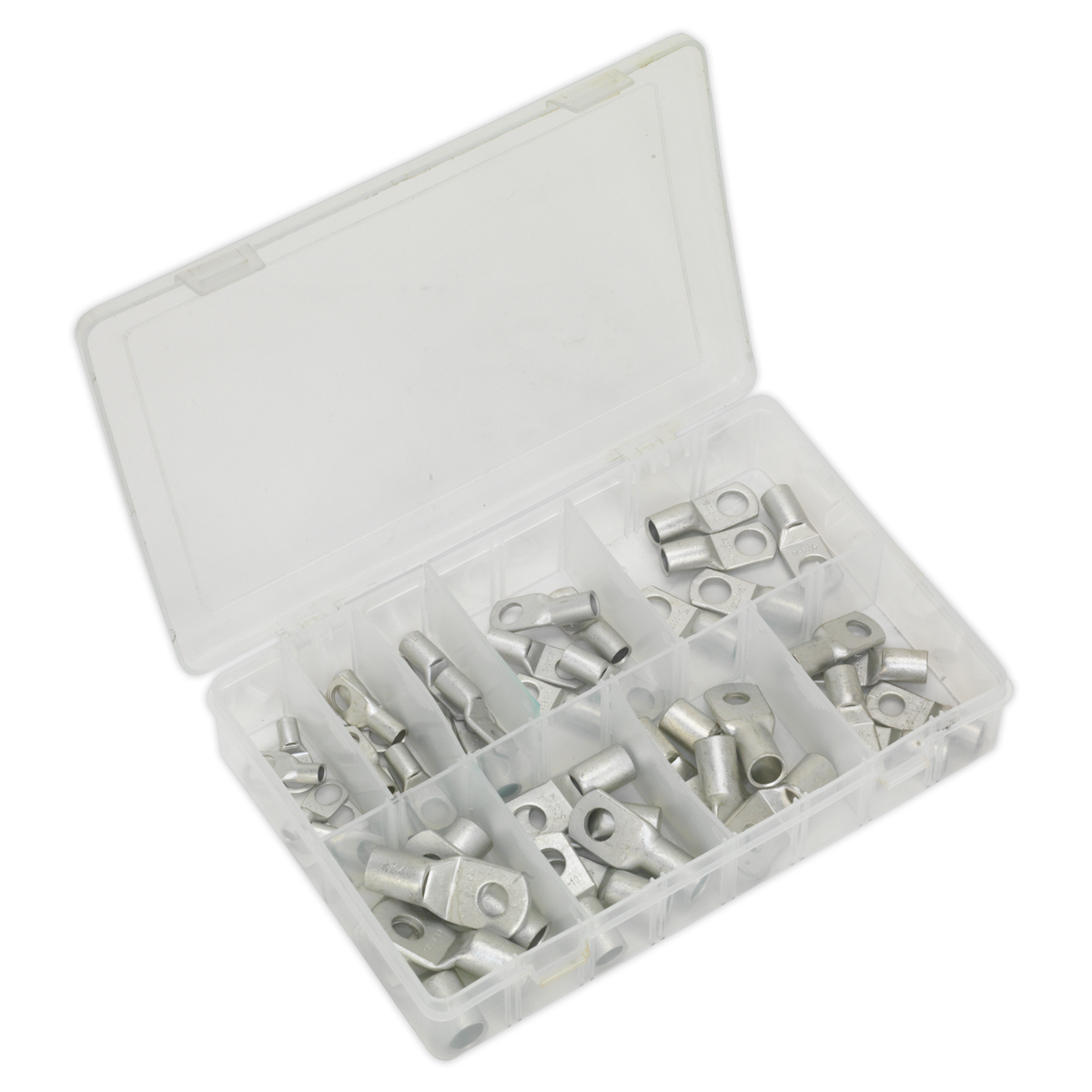 Sealey AB016CT Copper Lug Terminal Assortment 52pc