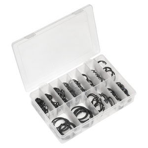 Sealey AB017CC Circlip Assortment Internal & External 200pc