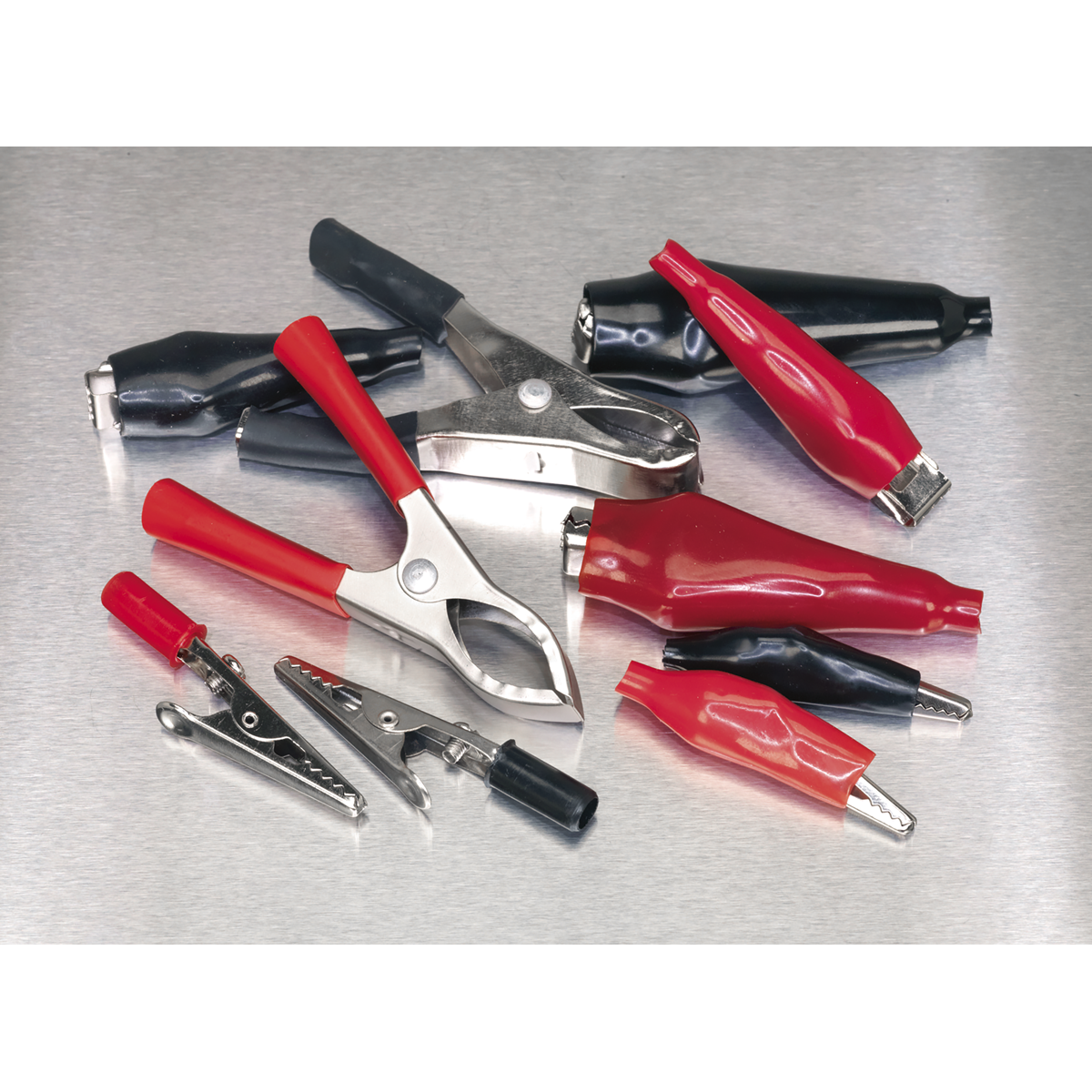 Sealey AB023CA Crocodile Clip Assortment 60pc - Black & Red - additional view 6