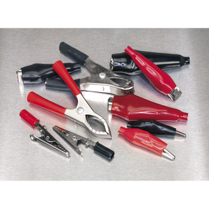 Sealey AB023CA Crocodile Clip Assortment 60pc - Black & Red - additional view 6