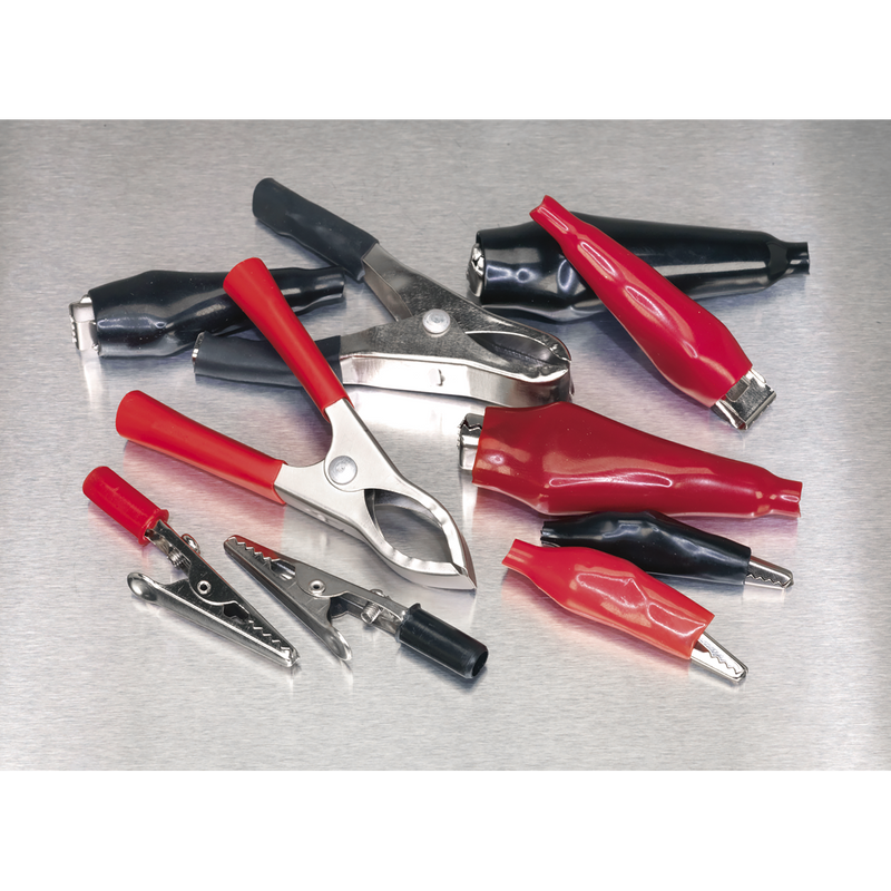 Sealey AB023CA Crocodile Clip Assortment 60pc - Black & Red - additional view 6