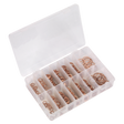 Sealey AB027CW Diesel Injector Copper Washer Assortment 250pc
