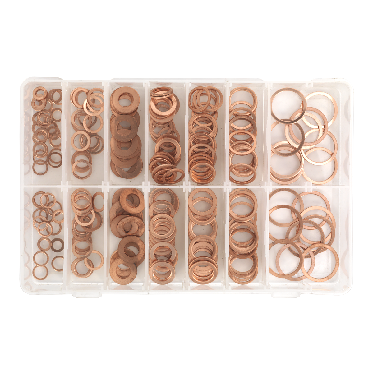 Sealey AB027CW Diesel Injector Copper Washer Assortment 250pc - additional view 3