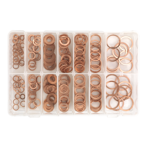 Sealey AB027CW Diesel Injector Copper Washer Assortment 250pc - additional view 3