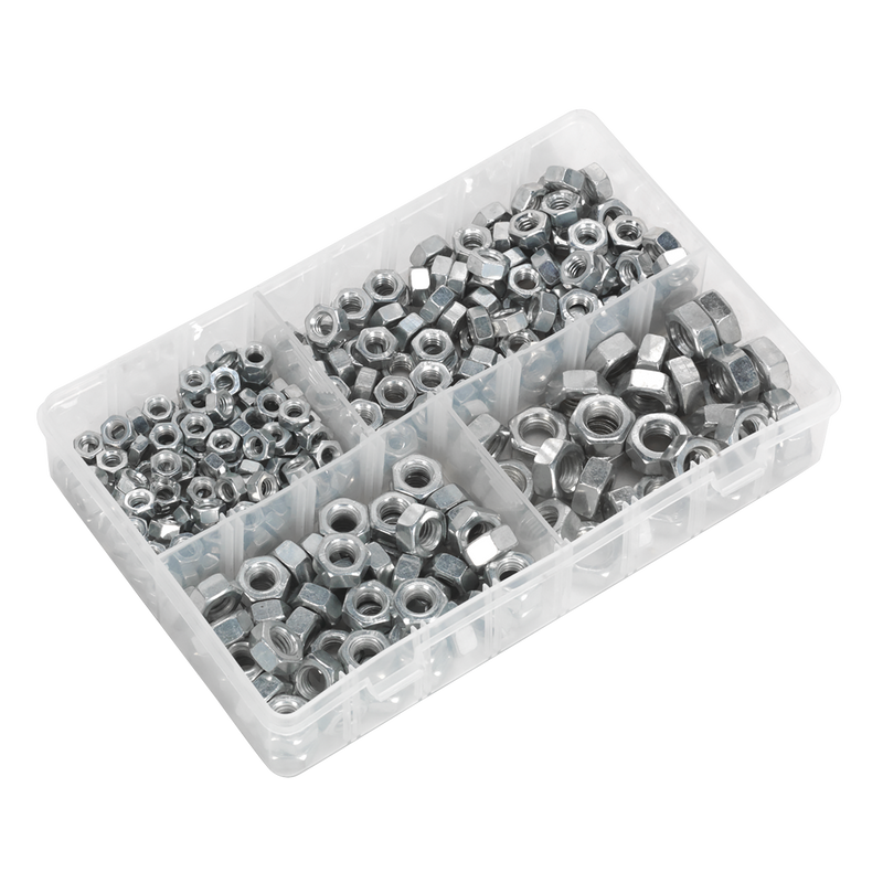 Sealey AB029SN Steel Nut Assortment DIN 934 - 1/4"-1/2"UNF 320pc - additional view 4