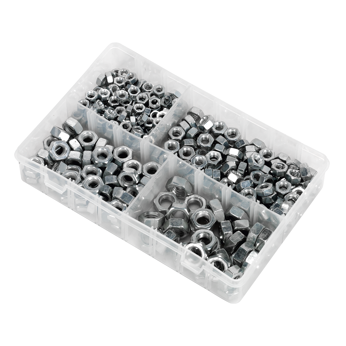 Sealey AB029SN Steel Nut Assortment DIN 934 - 1/4"-1/2"UNF 320pc - additional view 5