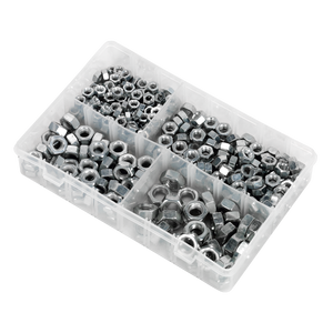 Sealey AB029SN Steel Nut Assortment DIN 934 - 1/4"-1/2"UNF 320pc - additional view 5
