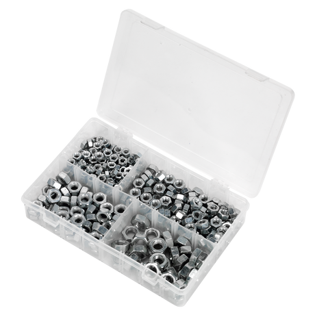 Sealey AB029SN Steel Nut Assortment DIN 934 - 1/4"-1/2"UNF 320pc - additional view 2